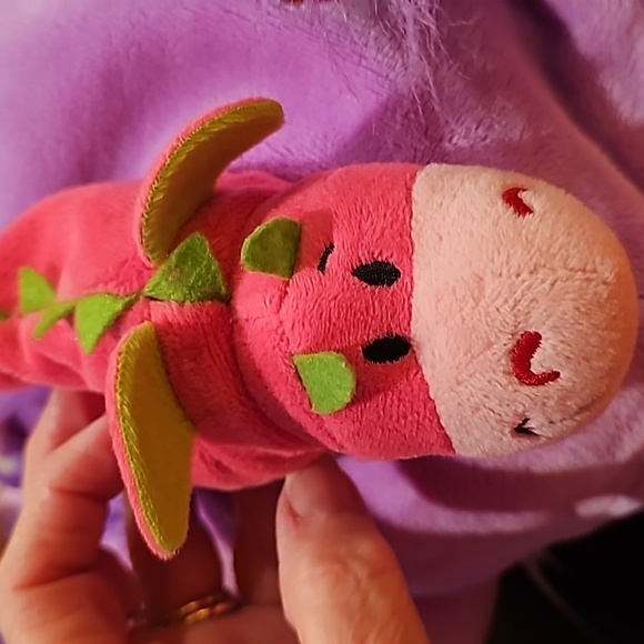 Flip a Zoo 21.5" and Mini 6" Plush Animal 2 in 1 Daphne Dragon & Thea Unicorn - Picture 6 of 7